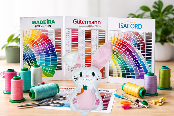 Nuanciers de fils à coudre, à broder, à surjeter