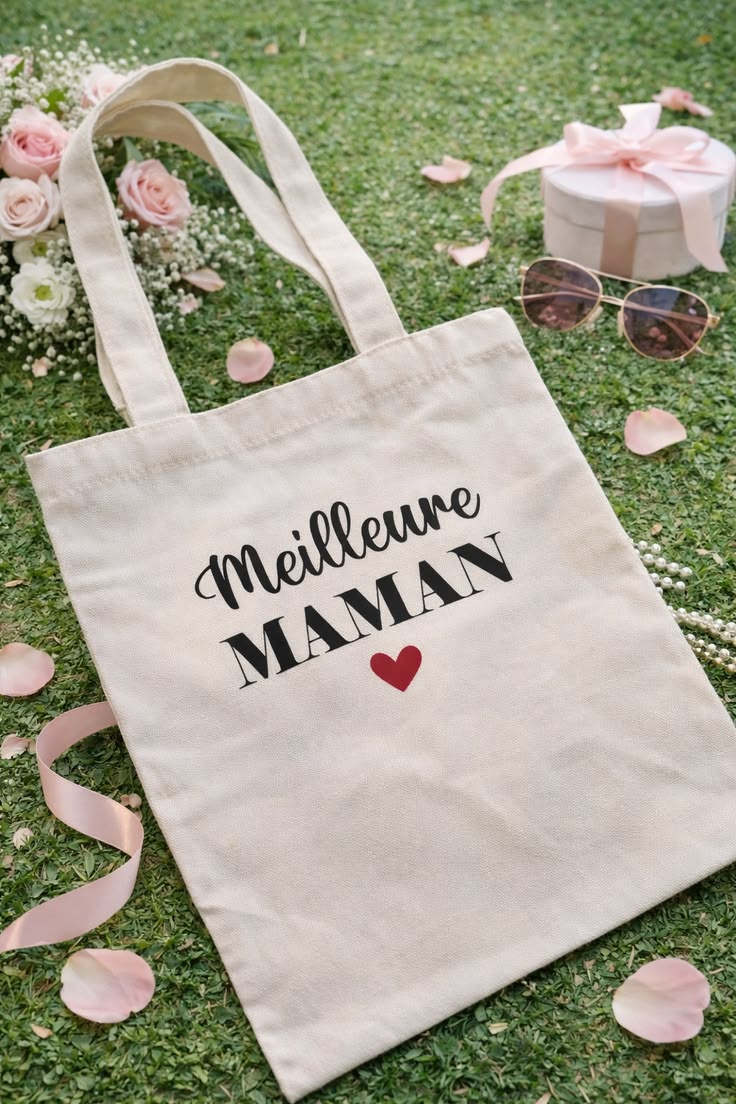 Tote bag personnalisé fête des mères
