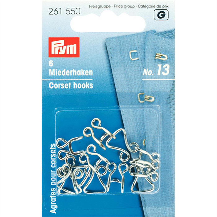 Agrafes pour corsets No13 Prym Agrafes pour corsets No13 Prym