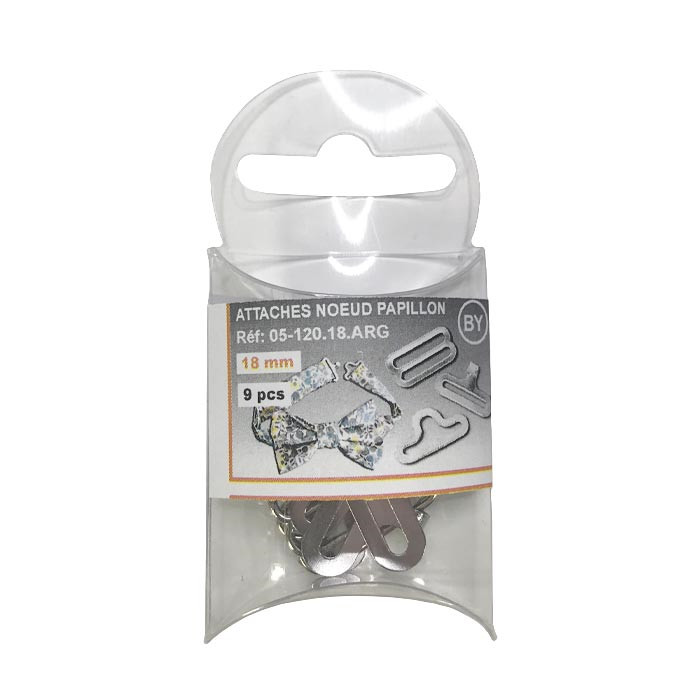 Attache noeud papillon argent (9) Attache noeud papillon argent (9)