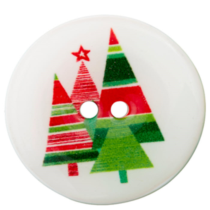 Bouton polyester 2 trous 28mm Bouton polyester 2 trous 28mm