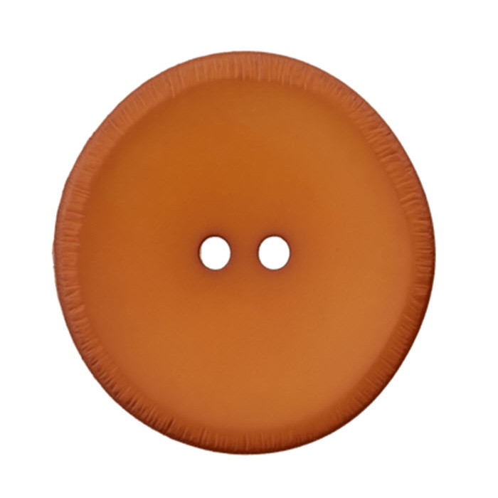 Bouton polyester 2 trous 51mm caramel Bouton polyester 2 trous 51mm caramel
