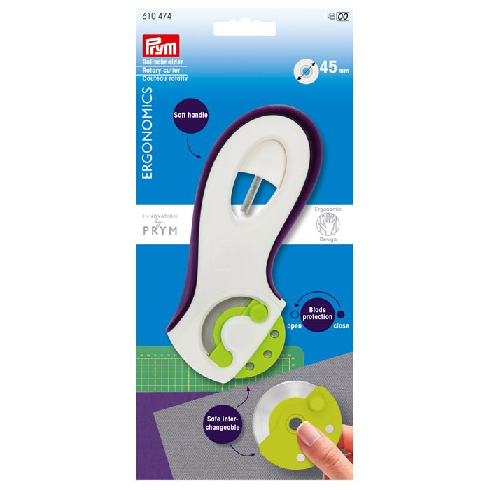 Cutter rotatif ergonomics 45mm Prym Cutter rotatif ergonomics 45mm Prym