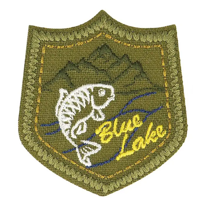 Écusson brodé thermocollant "Blue Lake" Écusson brodé thermocollant "Blue Lake"
