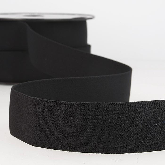 Elastique boxer 32mm Noir au mètre Elastique boxer 32mm Noir au mètre