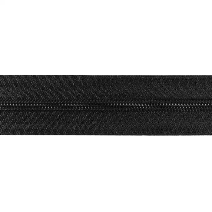 Fermeture 5mm au mètre noir Fermeture 5mm au mètre noir