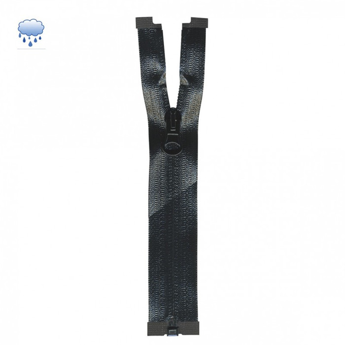Fermeture à glissière séparable déperlante 60 cm Noir Fermeture à glissière séparable déperlante 60 cm Noir