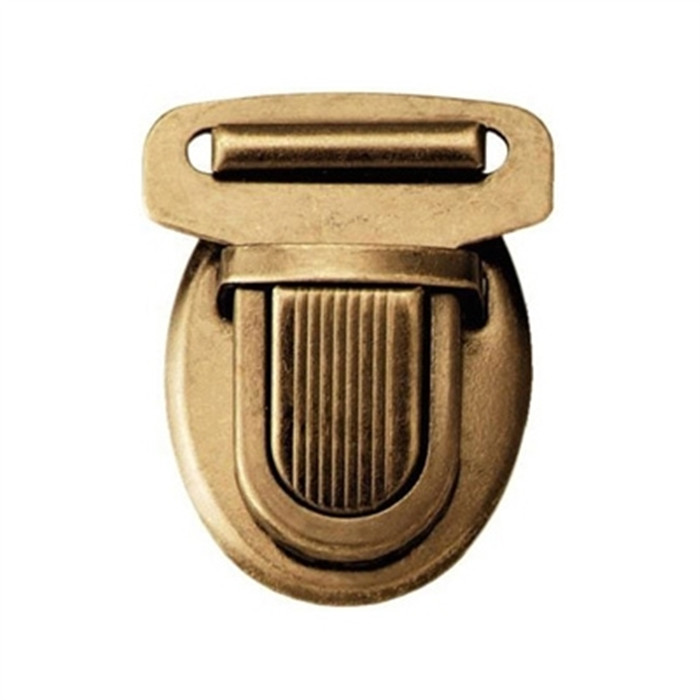 Fermeture sac métal 25mm bronze Fermeture sac métal 25mm bronze