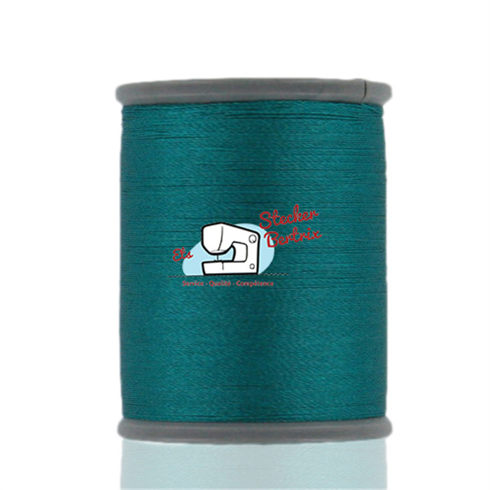 Fil à broder Brother n°50 300m ET534 Vert sarcelle Fil à broder Brother n°50 300m ET534 Vert sarcelle