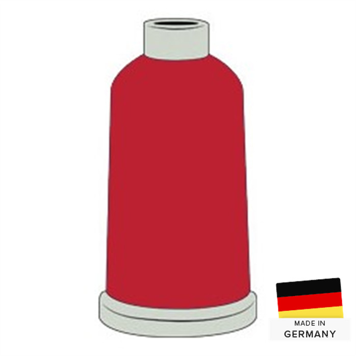 Fil à broder Madeira Polyneon n°60 1500m 1637 rouge Fil à broder Madeira Polyneon n°60 1500m 1637 rouge