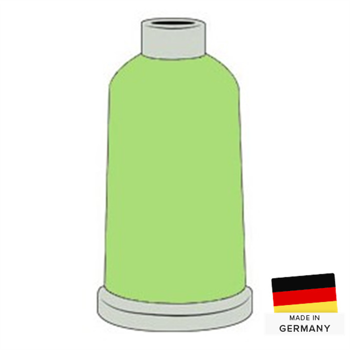 Fil à broder Madeira Polyneon n°60 1500m 1748 vert lime Fil à broder Madeira Polyneon n°60 1500m 1748 vert lime