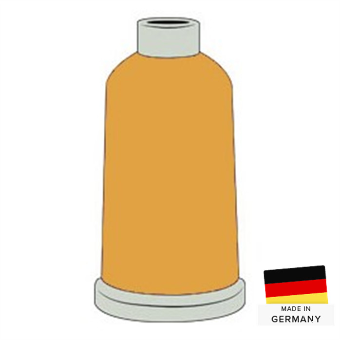 Fil à broder Madeira Polyneon n°60 1500m 1771 jaune vénitien Fil à broder Madeira Polyneon n°60 1500m 1771 jaune vénitien