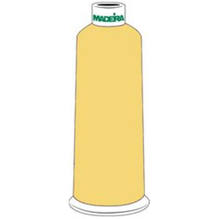 Fil à broder Madeira Rayon n°30 1135 3000m jaune soufre Fil à broder Madeira Rayon n°30 1135 3000m jaune soufre