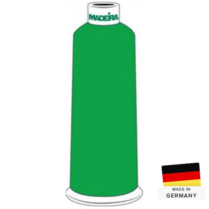 Fil à broder Rayon Madeira 40 5000m 1249 vert feuille Fil à broder Rayon Madeira 40 5000m 1249 vert feuille
