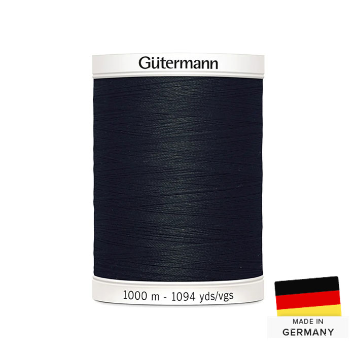 Fil à coudre Gutermann polyester 1000m 000 Noir Fil à coudre Gutermann polyester 1000m 000 Noir