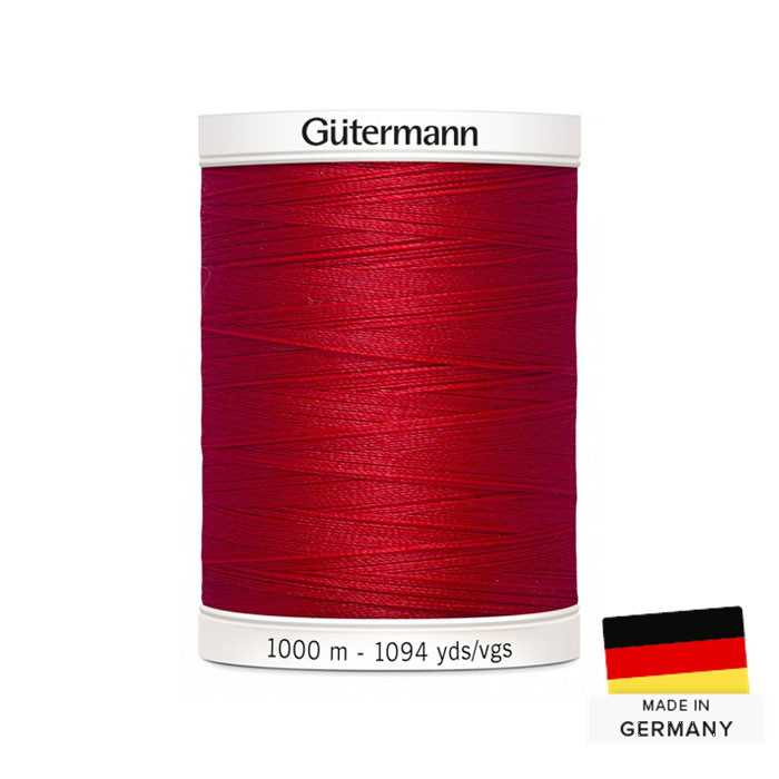 Fil à coudre Gutermann polyester 1000m 156 Rouge Fil à coudre Gutermann polyester 1000m 156 Rouge