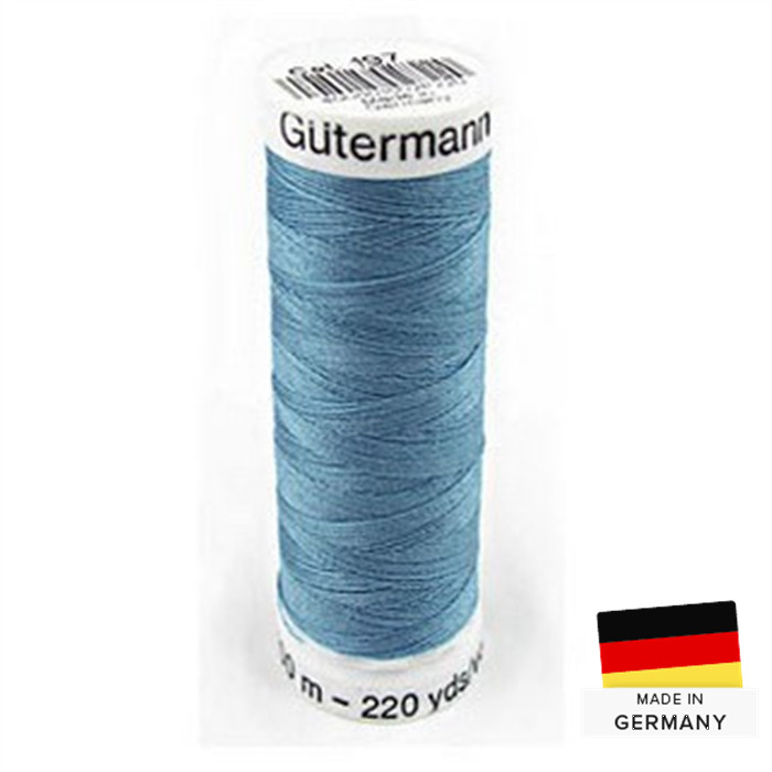 Fil à coudre Gutermann Polyester 200m 197 Fil à coudre Gutermann Polyester 200m 197