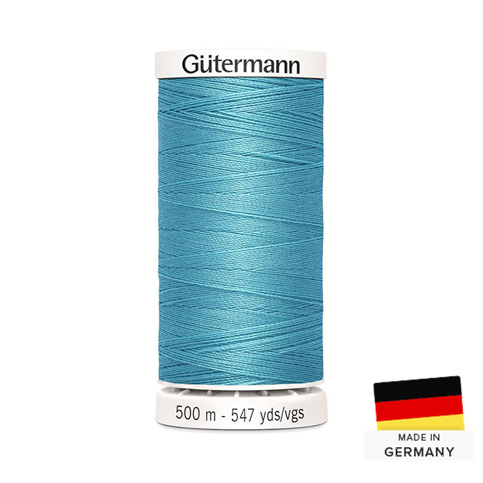 Fil à coudre Gutermann Polyester 500m 714 Turquoise Fil à coudre Gutermann Polyester 500m 714 Turquoise