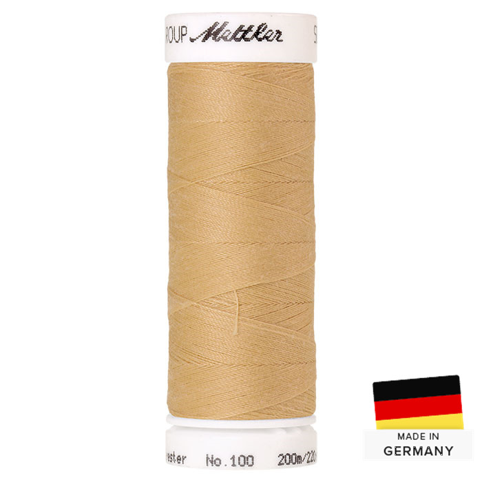 Fil à coudre Mettler Seralon Polyester 200m 0780 beige camel Fil à coudre Mettler Seralon Polyester 200m 0780 beige camel