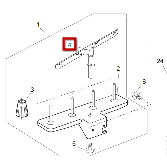 Guide fils surjeteuses Janome & Elna Guide fils surjeteuses Janome & Elna