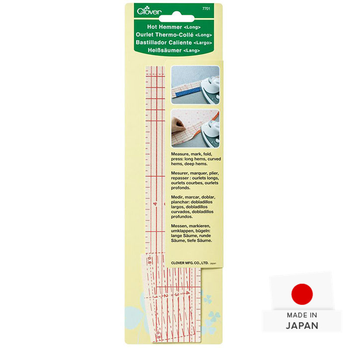 Ourlet thermo-collé gradué long CLOVER Ourlet thermo-collé gradué long CLOVER