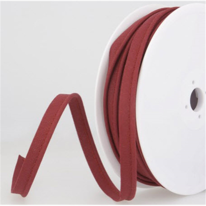 Passepoil mèche 2mm bordeaux au mètre Passepoil mèche 2mm bordeaux au mètre