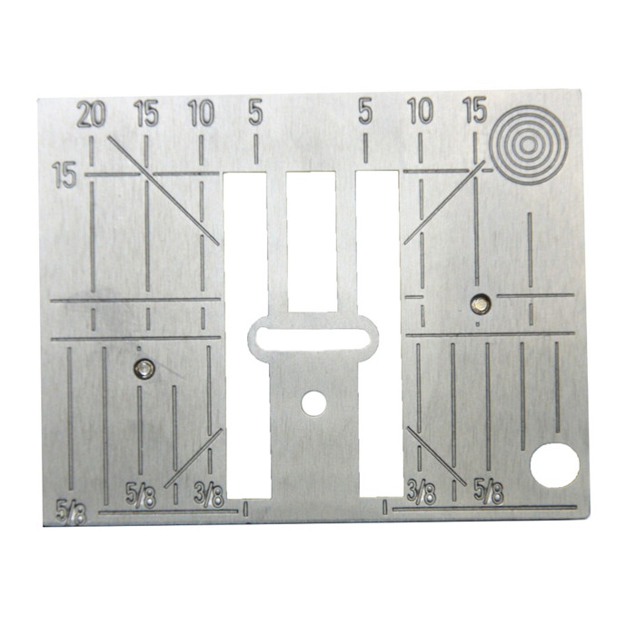 Plaque à aiguille zz 9mm "mm,inch" Plaque à aiguille zz 9mm "mm,inch"