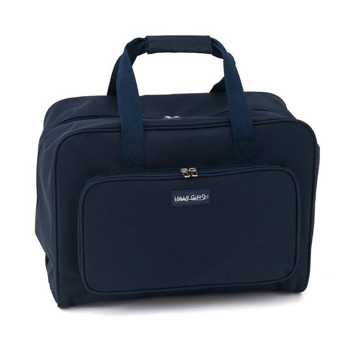 Sac de transport machine à coudre bleu 21x47x33cm Sac de transport machine à coudre bleu 21x47x33cm