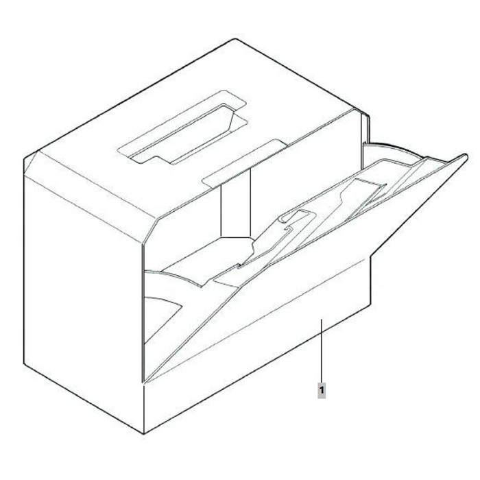 Valise (coque) de protection blanche Valise (coque) de protection blanche