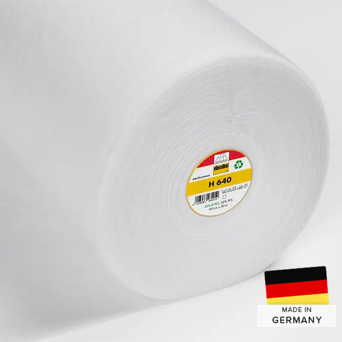 Vlieseline H640 90cm blanche au mètre Vlieseline H640 90cm blanche au mètre